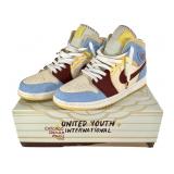 Air Jordan 2 Retro SP Blu/Brn/Yel Mens Sz 10
