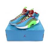 Air Jordan XXXV WIP Blue Fury/Metallic Mens Sz 10