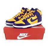 NOS Nike Dunk HI Retro Court Pur Uni Gold Sz 9.5