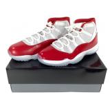 Air Jordan 11 Retro Varsity Red / White Mens Sz 10