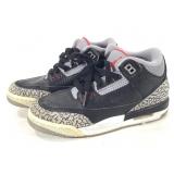 Jordan 3 Retro Black Cement Size 4 Youth