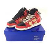 Nike Dunk High Pro SB Gold / Sport Red-Blk Mens 10