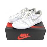 Air Jordan 1 Low OG White/Particle Grey Mens Sz 10