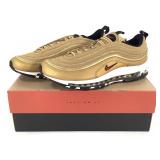 NOS Nike Air Max 97 OG QS Metallic Gold Sz 10