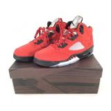 Air Jordan 5 Retro Varsity Red / Black Mens Sz 10