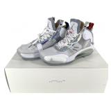 Air Jordan XXXIV Metallic Silver / White Mens 10