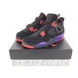 Air Jordan 4 Retro NRG Blk/Court Purple Mens Sz 10