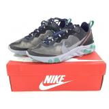 NOS Nike React Element 87 Sz 10 Blk / Navy