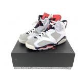 Air Jordan 6 Retro White/Infared 23-Grey Mens 10