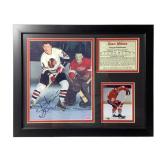 Framed Stan Mikita Autographed Print