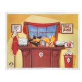 Numbered IU Looney Tunes Daffy Duck Print 3/3