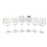 Indy 500 / Brickyard 400 Wine Glasses - Tiffany +