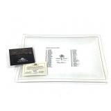 Indy 500 Track Piece & Glass Plate