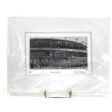 Wrigley Field Plate Engraving - Signed & Numbered