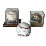 Three Baseballs w Babe Ruth Kitty Hawk
