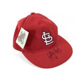 BGCB Knight Whitey Herzog 2X Signed St. Louis Cap