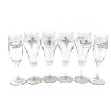 Indy 500 / Brickyard 400 Champagne Flutes