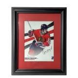 Framed Denis Savard Autographed Print