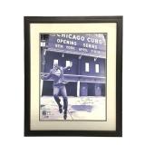 Cubs Ernie Banks Autographed Framed Print w/ COA