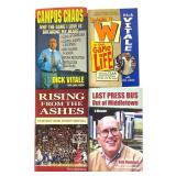 Sports Related Autographed Books - Vitale +