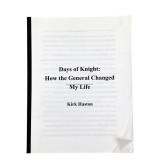 Uncorrected Prf Copy "Days of Knight" by K Haston