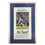Cubs Chicago Tribune Front Page World Series