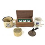 PGA Golf Balls, Mugs, Clock +