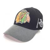 2010 Chicago Blackhawks Ball Cap - Blk/Gry
