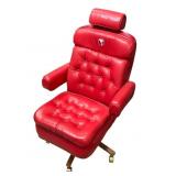 BGCB Bob Knight Red Leather Office Chair /Portrait
