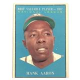 1961 Topps Hank Aaron MVP #484