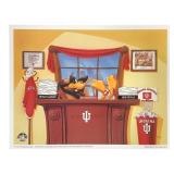 Numbered IU Looney Tunes Daffy Duck Print 1/3