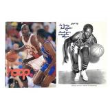 Pacers Basketball Program and Signed Photo