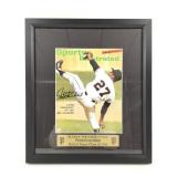 HOF Juan Marichal Framed Autographed Print w/ COA
