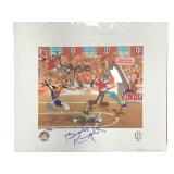Bob Knight signed Looney Toon Print 3/3