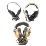 3 Stereo Headphones- Koss, Sony