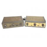 Pair of EICO HF-61 Mono Tube Pre Amplifiers