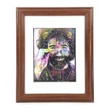 Dean Russo Print On Canvas Jerry Garcia Portrait
