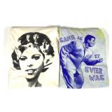 Joyce Street & David Byrne Tee Shirts Sz L