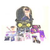 12 Justin Beiber Backpack Wallet Book & NOS