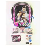 1D Backpack, Earbuds, Pins, Watch, and Notebook