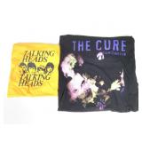 Talking Heads & The Cure Tee Shirts L