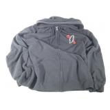 Grateful Shred Zip Front Sweatshirt Sz L