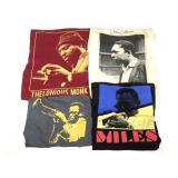 4 Tee Shirts Monk Coltrane +