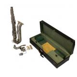 Concertone Silver Alto Saxophone w Case & Access