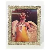 Gilt Framed Elton John Picture