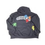 Sz L Grateful Dead Dancing Bears Hoodie Black