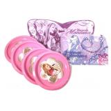 Hannah Montana 4 Plastic Plates 2 Place Mats Tray