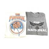 2 Tee Shirts The National L & XL