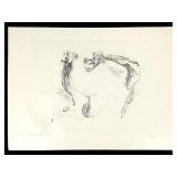 Mauricio Lasansky Caballos Engraving 17/50
