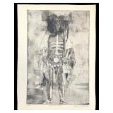 Jeanne H. Richards Medicine Man Etching